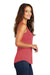 District DM138L Womens Perfect Tri Tank Top Red Frost Model Side