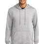 District Mens Fleece Hooded Sweatshirt Hoodie - Heather Grey