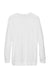 Devon & Jones DP181W Womens Perfect Fit Ribbon Cardigan Sweater White Flat Back