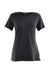 Devon & Jones DP182W Womens Perfect Fit Short Sleeve Crewneck T-Shirt Black Flat Front