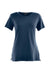 Devon & Jones DP182W Womens Perfect Fit Short Sleeve Crewneck T-Shirt Navy Blue Flat Front