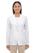 Devon & Jones DP462W Womens Perfect Fit Cardigan Sweater White Model Front