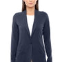 Devon & Jones Womens Perfect Fit Cardigan Sweater - Navy Blue