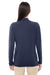 Devon & Jones DP462W Womens Perfect Fit Cardigan Sweater Navy Blue Model Back