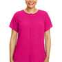 Devon & Jones Womens Perfect Fit Short Sleeve Blouse - Crown Raspberry Pink