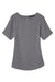 Devon & Jones DP613W Womens Perfect Fit Boat Neck Short Sleeve Blouse Graphite Grey Flat Front