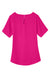 Devon & Jones DP613W Womens Perfect Fit Boat Neck Short Sleeve Blouse Crown Raspberry Pink Flat Back