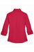 Devon & Jones DP625W Womens Perfect Fit 3/4 Sleeve Button Down Shirt Red Flat Back