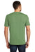 District DT104 Mens Perfect Weight Short Sleeve Crewneck T-Shirt Fresh Fatigue Green Model Back