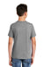 District DT130Y Youth Perfect Tri Short Sleeve Crewneck T-Shirt Grey Frost Model Back