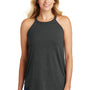 District Womens Perfect Tri Rocker Tank Top - Black Frost