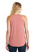 District DT137L Womens Perfect Tri Rocker Tank Top Blush Pink Frost Model Back