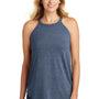 District Womens Perfect Tri Rocker Tank Top - Navy Blue Frost