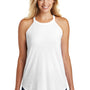 District Womens Perfect Tri Rocker Tank Top - White