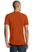 District DT5000 Mens The Concert Short Sleeve Crewneck T-Shirt Deep Orange Model Back