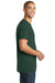 District DT5000 Mens The Concert Short Sleeve Crewneck T-Shirt Forest Green Model Side