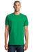 District DT5000 Mens The Concert Short Sleeve Crewneck T-Shirt Kelly Green Model Front