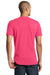 District DT5000 Mens The Concert Short Sleeve Crewneck T-Shirt Neon Pink Model Back