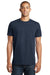 District DT5000 Mens The Concert Short Sleeve Crewneck T-Shirt New Navy Blue Model Front