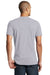 District DT5000 Mens The Concert Short Sleeve Crewneck T-Shirt Silver Grey Model Back