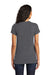 District DT5001 Womens The Concert Short Sleeve Crewneck T-Shirt Heather Charcoal Grey Model Back