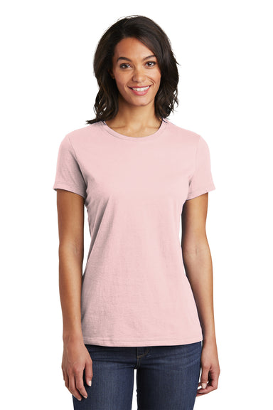 District DT6002 Womens Very Important Short Sleeve Crewneck T-Shirt Dusty Lavender Model Front