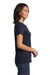 District DT6002 Womens Very Important Short Sleeve Crewneck T-Shirt New Navy Blue Model Side