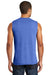 District DT6300 Mens Very Important Muscle Tank Top Royal Blue Frost Model Back