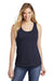 District DT6302 Womens Very Important Tank Top New Navy Blue Model Front