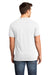 District DT6500 Mens Very Important Short Sleeve V-Neck T-Shirt White Model Back