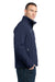 Eddie Bauer EB530 Mens Water Resistant Full Zip Jacket River Navy Blue Model Side