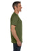 Econscious EC1000 Mens Short Sleeve Crewneck T-Shirt Olive Green Model Side