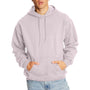 Hanes Mens Ultimate Cotton PrintPro XP Pill Resistant Hooded Sweatshirt Hoodie w/ Pouch Pocket - Pale Pink