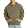 Hanes Mens Ultimate Cotton PrintPro XP Pill Resistant Hooded Sweatshirt Hoodie w/ Pouch Pocket - Oregano