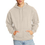 Hanes Mens Ultimate Cotton PrintPro XP Pill Resistant Hooded Sweatshirt Hoodie w/ Pouch Pocket - Sand