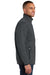 Port Authority F222 Mens Full Zip Fleece Jacket Graphite Grey Model Side