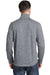 Port Authority F231 Mens Full Zip Fleece Jacket Grey Model Back