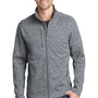 Port Authority Mens Full Zip Fleece Jacket - Grey