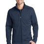 Port Authority Mens Full Zip Fleece Jacket - Navy Blue