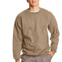 Hanes Mens Ultimate Cotton PrintPro XP Pill Resistant Crewneck Sweatshirt - Pebble