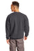 Hanes F260 Mens Ultimate Cotton PrintPro XP Pill Resistant Crewneck Sweatshirt Smoke Grey Model Back