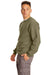 Hanes F260 Mens Ultimate Cotton PrintPro XP Pill Resistant Crewneck Sweatshirt Oregano Model Side