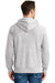 Sport-Tek F282 Mens Fleece Full Zip Hooded Sweatshirt Hoodie Heather Grey Model Back