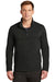 Port Authority F904 Mens Collective Full Zip Smooth Fleece Jacket Deep Black Model Front