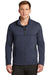 Port Authority F904 Mens Collective Full Zip Smooth Fleece Jacket River Navy Blue Model Front