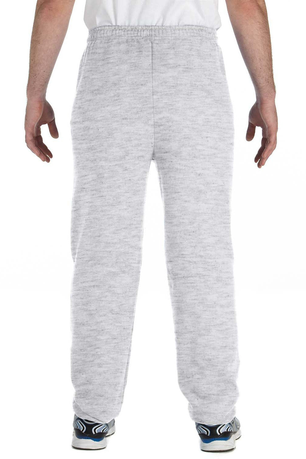 Gildan 18200 Mens Heavy Blend Sweatpants Ash Grey Model Back