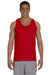 Gildan 2200/G220 Mens Ultra Tank Top Red Model Front