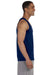 Gildan 2200/G220 Mens Ultra Tank Top Navy Blue Model Side