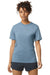 Gildan 42000/G420 Mens Performance Jersey Moisture Wicking Short Sleeve Crewneck T-Shirt Stone Blue Model Front