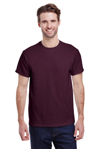 Gildan 5000/G500 Mens Short Sleeve Crewneck T-Shirt Russet Model Front